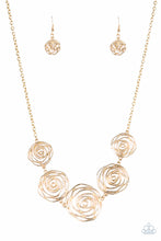 Load image into Gallery viewer, Rosy Rosette - Gold
